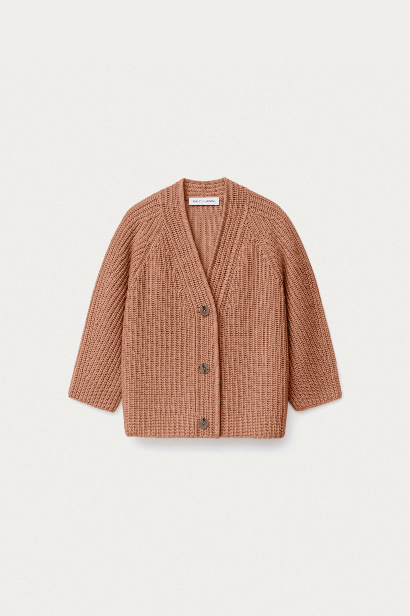 Stonewashed Cashmere Cardigan